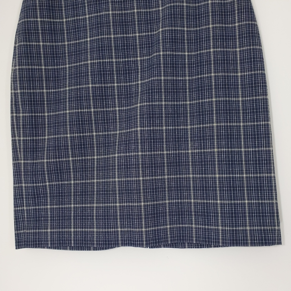 The Limited Stretch Plaid Skirt, Made in Italy, Size 6 - Picture 5 of 11